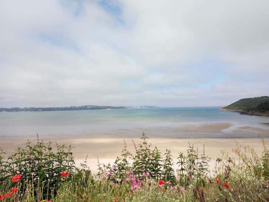 Appartement A 50M De La Plage Saint-Michel-en-Greve Bagian luar foto